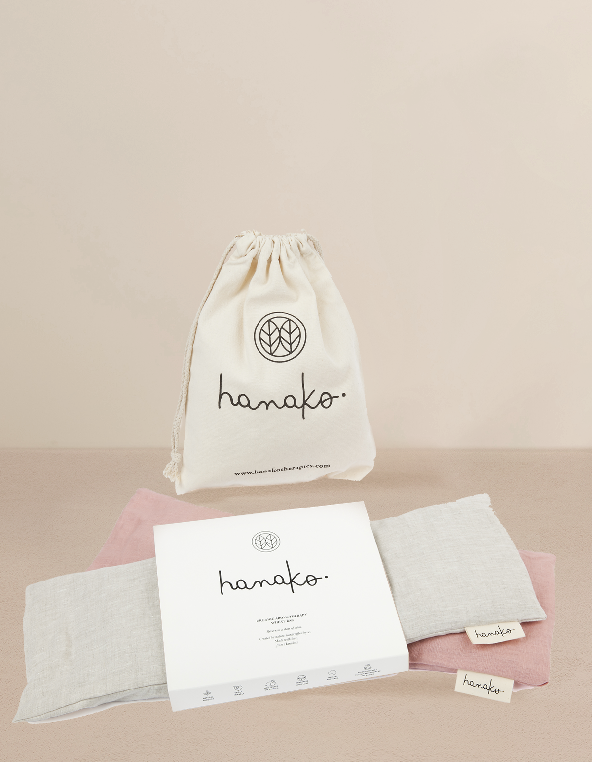 Organic Handcrafted Lavender Wheat Bag Heat Pack(Beige)