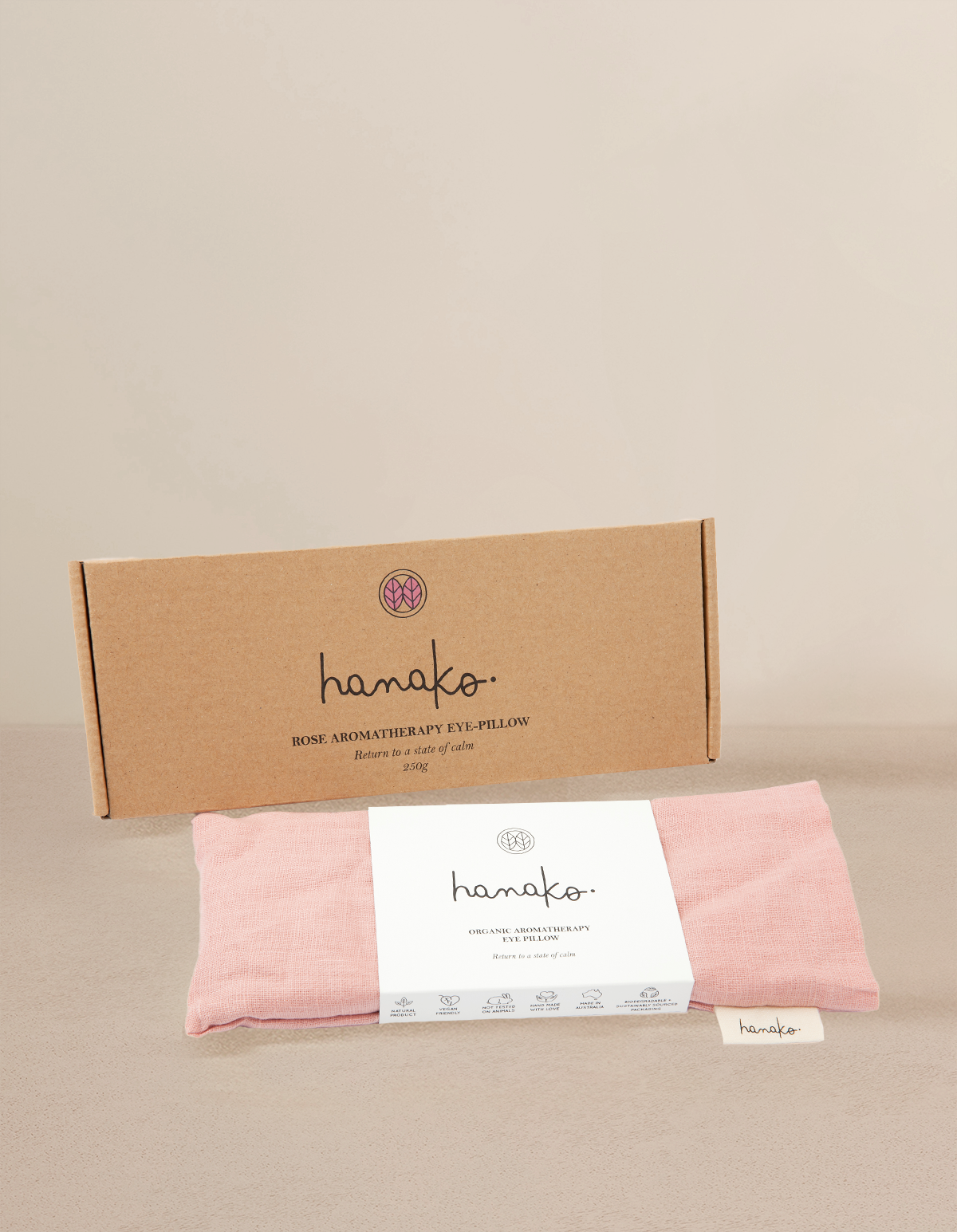 Organic Rose Petals Handcrafted Eye Pillow