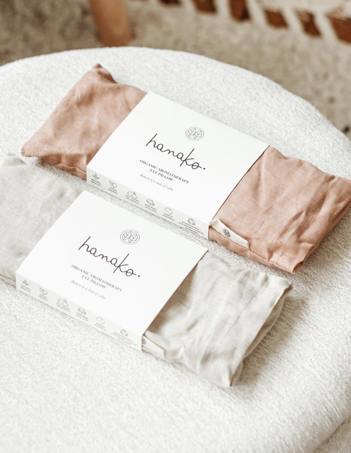 Organic Eye Pillow Duo Gift Set