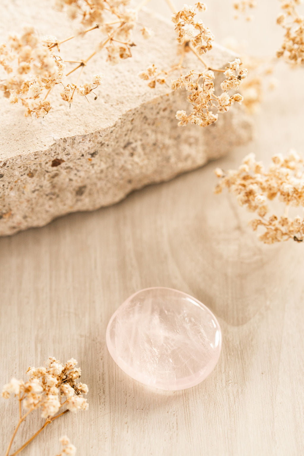 Rose Quartz Meditation Stone