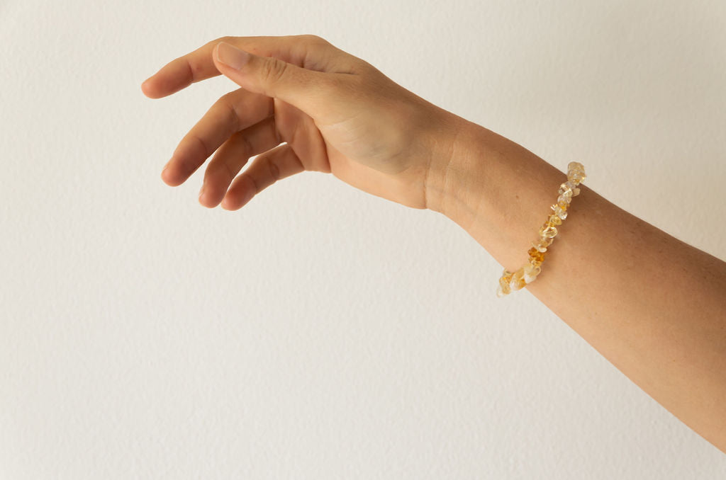 Raw Citrine Bracelet