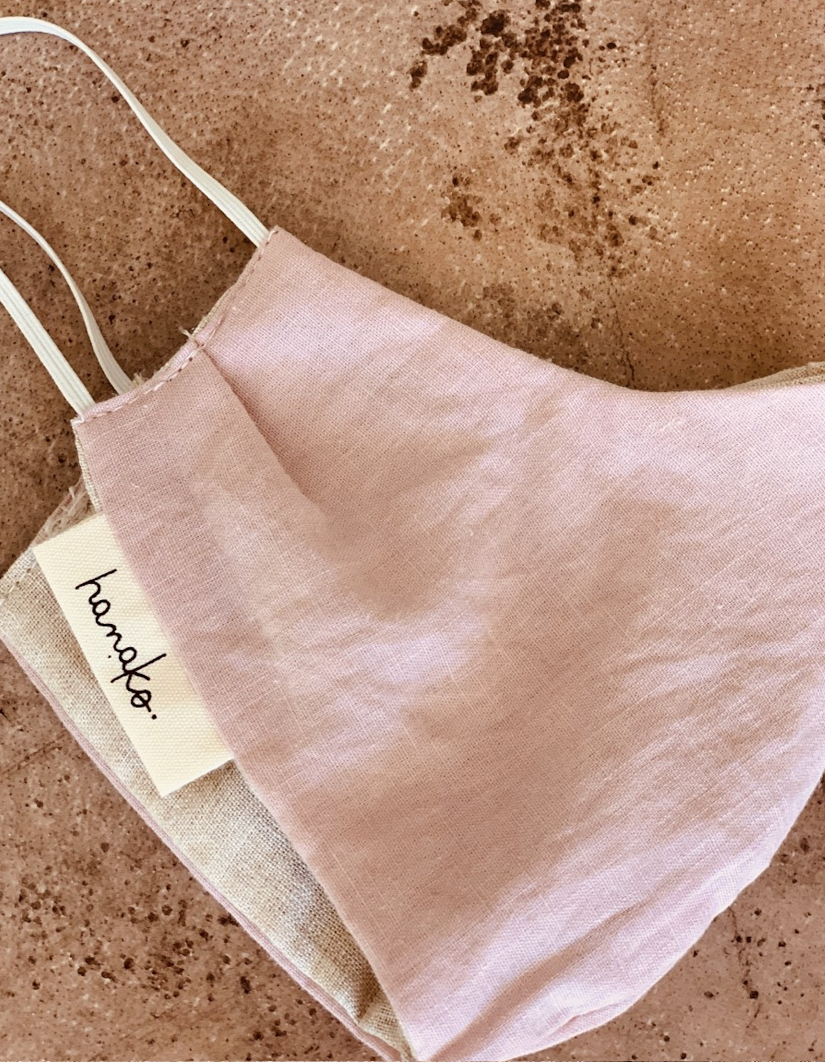 Kids Pure Linen Reusable Face Mask (2 layers)