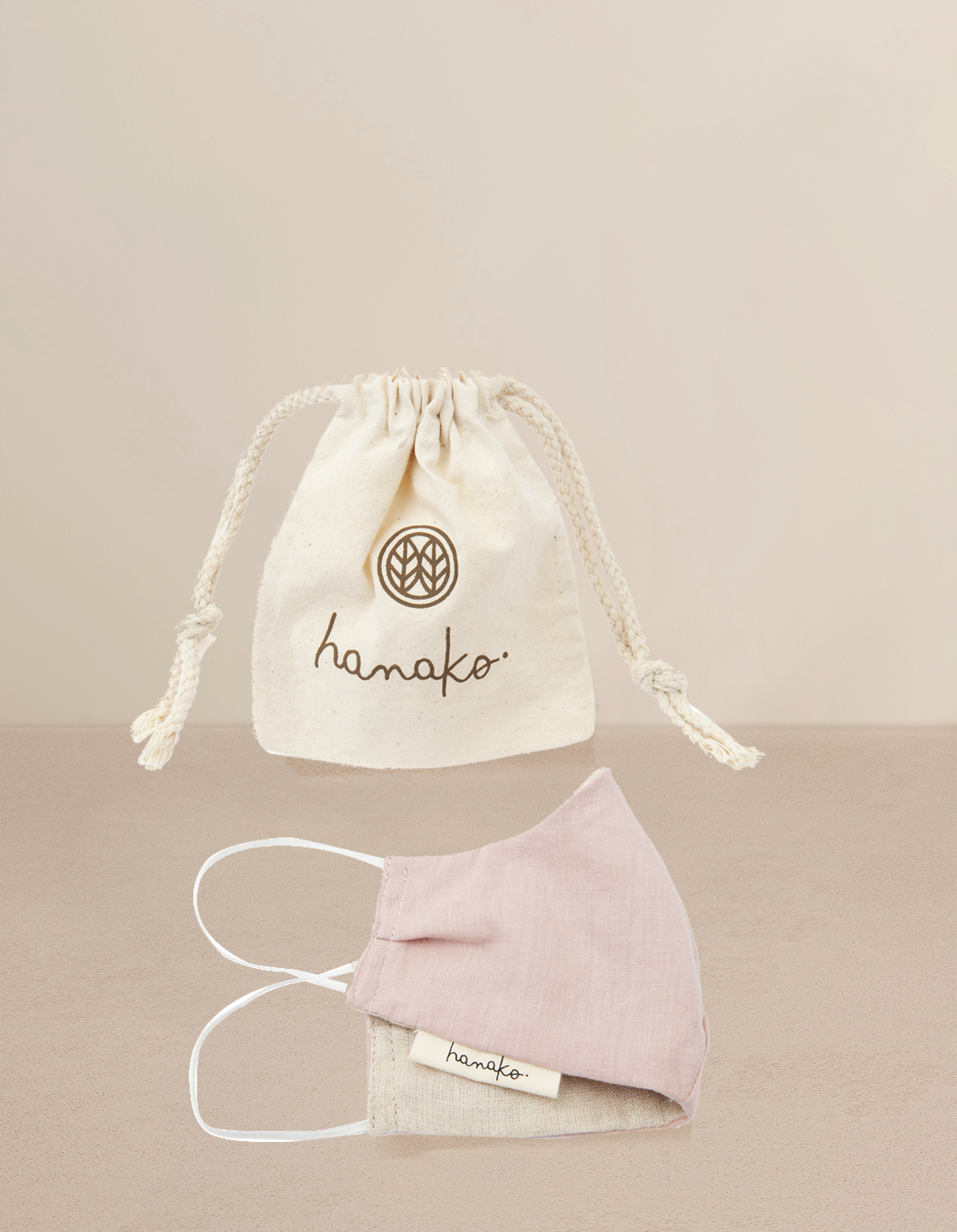 Kids Pure Linen Reusable Face Mask (2 layers)